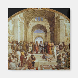 Raphael's "アテネの学校" (1511年頃) マグネット
