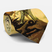 Raphael's "セントジョージおよびドラゴン" (1505年頃) ネクタイ (ロール)