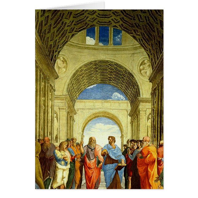 Raphael's "1511年頃アテネの学校"の詳細 (正面)