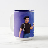 Raphael's Quest – 公式Youtubeチャンネル ツートーンマグカップ (正面左)