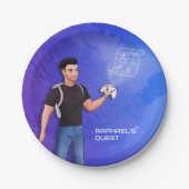 Raphael's Quest – 公式Youtubeチャンネル ペーパープレート (正面)