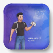 Raphael's Quest – 公式Youtubeチャンネル ペーパープレート (正面)