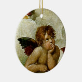 Raphael's "Sistineマドンナ"の詳細(1513年頃) セラミックオーナメント (右)