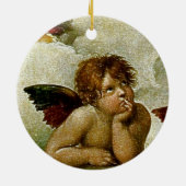 Raphael's "Sistineマドンナ"の詳細(1513年頃) セラミックオーナメント (裏面)