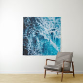 Rapid sea while sailing ship. Dramatic and picture タペストリー (インサイチュ(横))