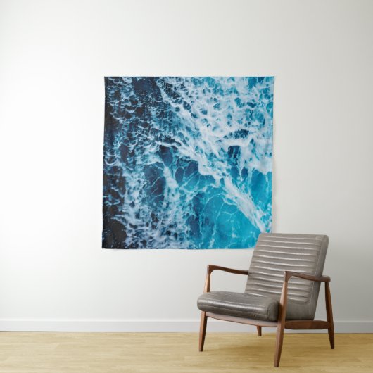 Rapid sea while sailing ship. Dramatic and picture タペストリー (インサイチュ(横))