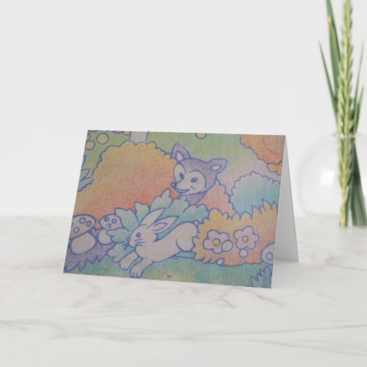 raposa e coelho カード (正面)