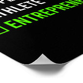 Rapper Athlete Entrepreneur Millionaire Motivation ポスター (角)