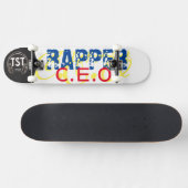 RAPPER C.E.O / JMTスケートボード/ IPIX / ZAZZLE スケートボード (横)