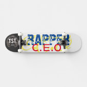 RAPPER C.E.O / JMTスケートボード/ IPIX / ZAZZLE スケートボード (横)