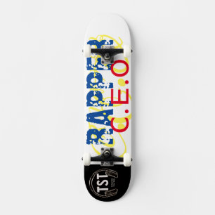 RAPPER C.E.O / JMTスケートボード/ IPIX / ZAZZLE スケートボード