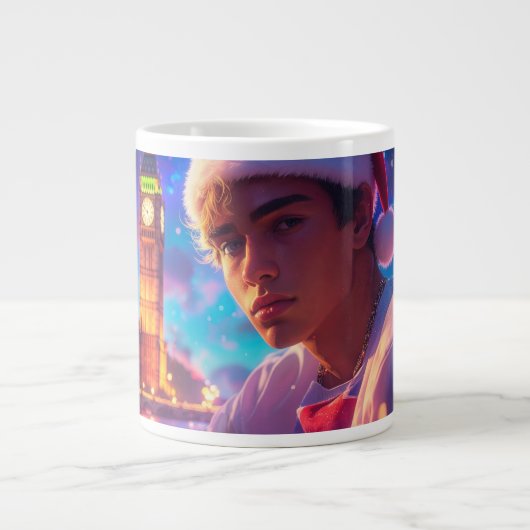 RAPPY X-MAS ジャンボコーヒーマグカップ (正面)