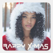 RAPPY X-MAS スクエアシール (正面)