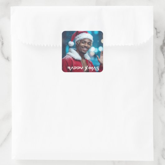 RAPPY X-MAS スクエアシール (バッグ)