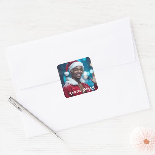 RAPPY X-MAS スクエアシール (封筒)