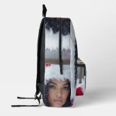 RAPPY X-MAS プリントバックパック (左)