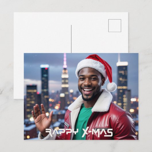 RAPPY X-MAS ポストカード (正面/裏面)