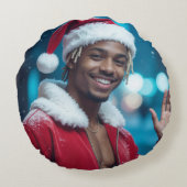 RAPPY X-MAS ラウンドクッション (裏面)