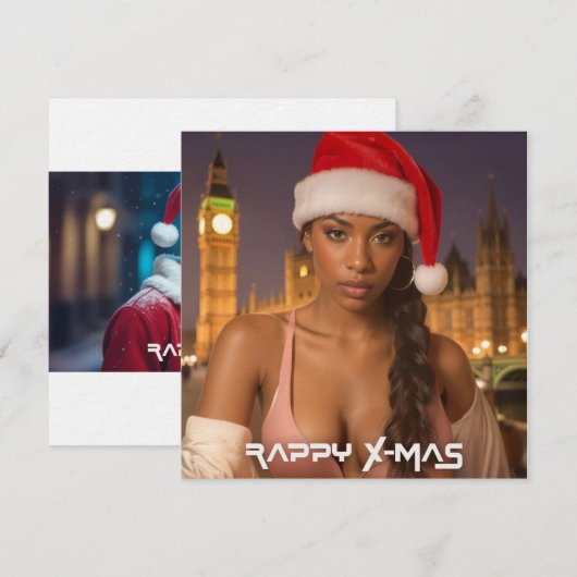 RAPPY X-MAS 招待状 (正面/裏面)