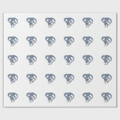 Raptor dinosaur infant newborn boy girl ラッピングペーパー (フラット)