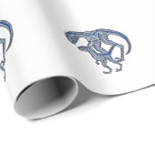 Raptor dinosaur infant newborn boy girl ラッピングペーパー (ロールコーナー)