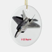 Raptor F-22 セラミックオーナメント (右)
