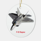 Raptor F-22 セラミックオーナメント (左)