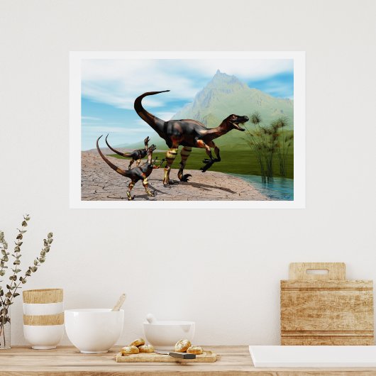 RAPTORS PRINT ポスター (キッチン)