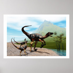RAPTORS PRINT ポスター