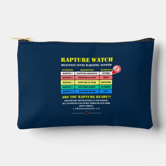 Rapture Alert Levels アクセサリーポーチ (正面)