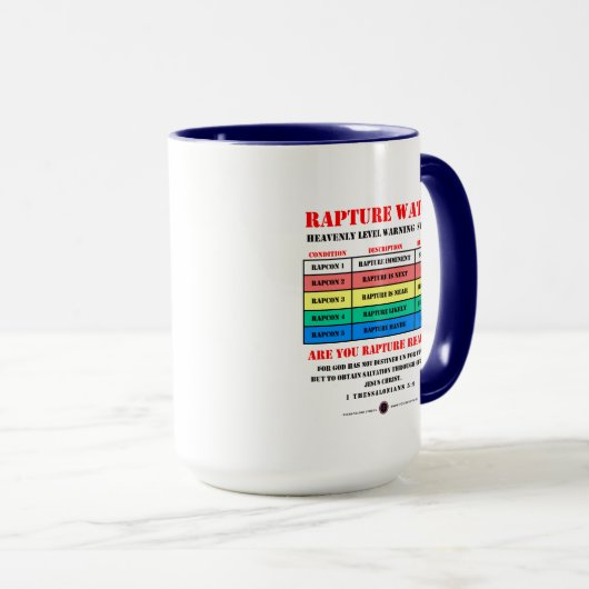 Rapture Alert Levels マグカップ (正面右)