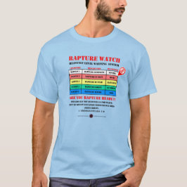 Rapture Alert Levels Tシャツ