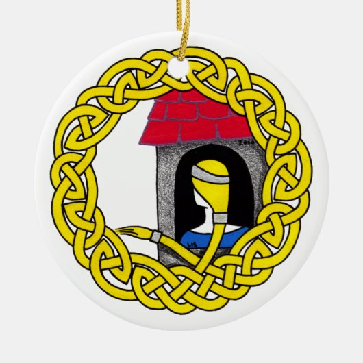 Rapunzelのオーナメント セラミックオーナメント (正面)