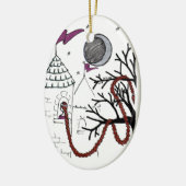 Rapunzelの非常に悪い毛日のオーナメント セラミックオーナメント (左)