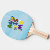 Raquete Ping Pong Mãe de Autista 卓球ラケット (横)