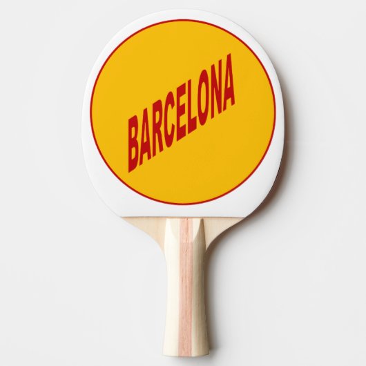 Raquette de Ping Pong   BARCELONA 卓球ラケット (正面)