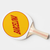 Raquette de Ping Pong   BARCELONA 卓球ラケット (横)