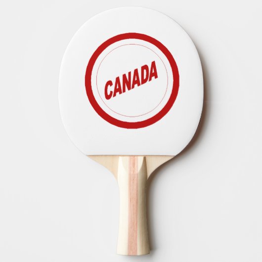 Raquette de ping-pong   CANADA 卓球ラケット (正面)
