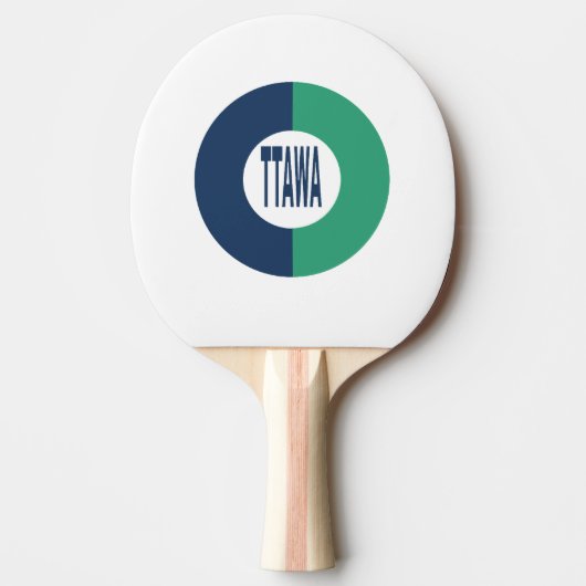 Raquette de  ping-pong Caoutchouc  Design OTTAWA 卓球ラケット (正面)