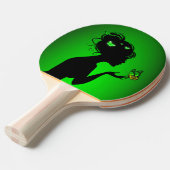 Raquette De Ping Pong La femme papillons verts 卓球ラケット (正面アングル)