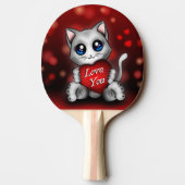Raquette De Ping Pong Le chaton t'aime 卓球ラケット (裏面)
