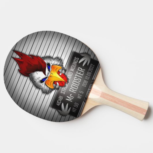 Raquette De Ping Pong Mr Rooster 卓球ラケット (横)