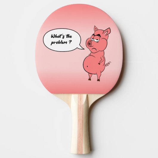 Raquette De Ping Pong Ronchon le cochon 卓球ラケット (裏面)