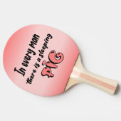 Raquette De Ping Pong Ronchon le cochon 卓球ラケット (横)
