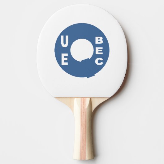 Raquette de ping-pong rouge back DESIGN QUEBEC 卓球ラケット (正面)