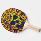 Raquette de ping-pong "Tête de mort" 卓球ラケット (横)