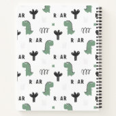 RAR Dino Faces ノートブック (裏面)