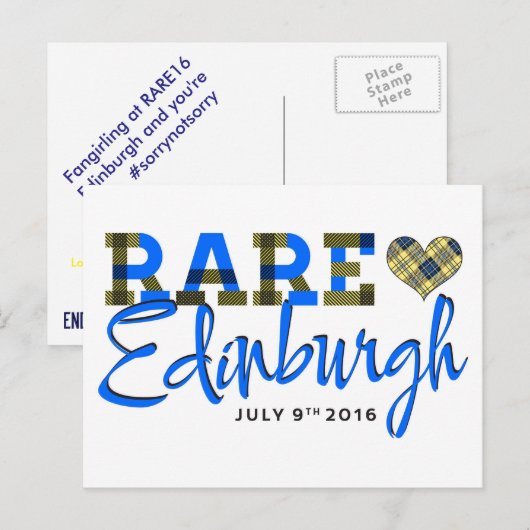 RARE16はがき ポストカード (正面/裏面)