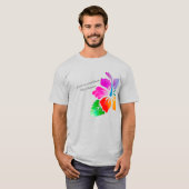 Rare 6-Petal Hibiscus-Colorful Hawaiian Good Luck Tシャツ (正面フル)