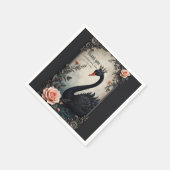 Rare as a black swan, timeless as true love. スタンダードカクテルナプキン (角)